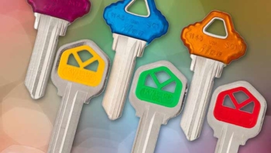 Photo of Color Plastic Head Keys — Kaba Ilco