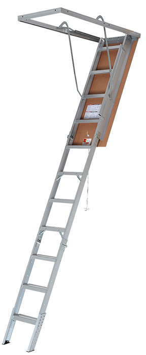 Louisville Ladder Aluminum Attic Ladder - The Hardware Connection