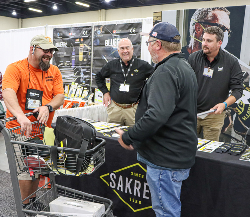 sakrete booth House-Hasson Fall Market Draws Record Dealer Attendance and Strong Vendor Support