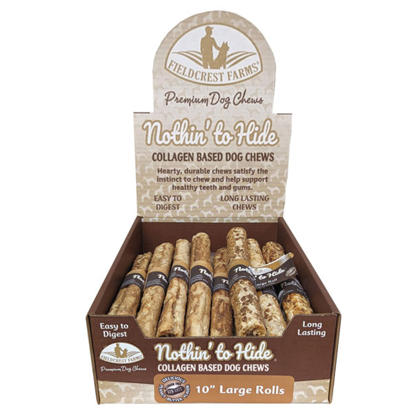 Ethical Pet dog chews Ethical Pet Nothin’ to Hide Large Roll 10” Peanut Butter