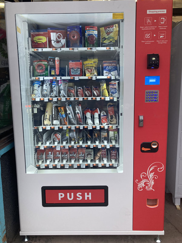 Machine close up 2 How a Hardware Vending Machine Became Our Newest Location Became 
