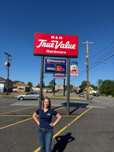Heart of the Community 1 Annie in front of store 2 Heart of the Community