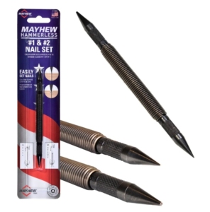 Mayhew nail set 1 2 Mayhew Tools Hammerless #1 & #2 Nail Set